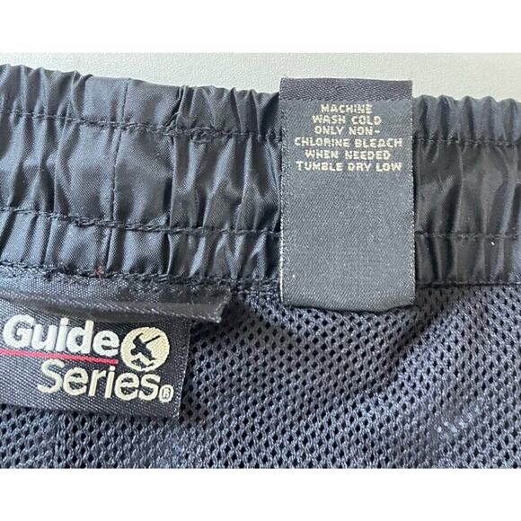 Men's Guide Series Black Waterproof Windbreaker Pants mens Size 2XL EUC - Picture 6 of 8